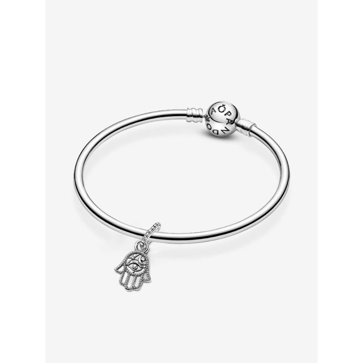 Pandora Sterling Silver Protective Hamsa Hand Dangle Charm Image 4