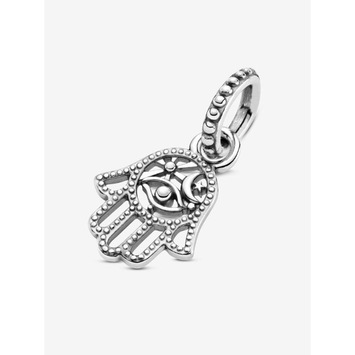 Pandora Sterling Silver Protective Hamsa Hand Dangle Charm Image 5