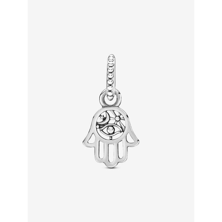 Pandora Sterling Silver Protective Hamsa Hand Dangle Charm Image 6