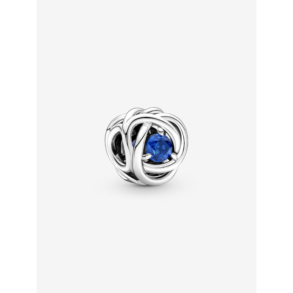 Pandora Sterling Silver September Birthstone Eternity Circle Charm Image 1