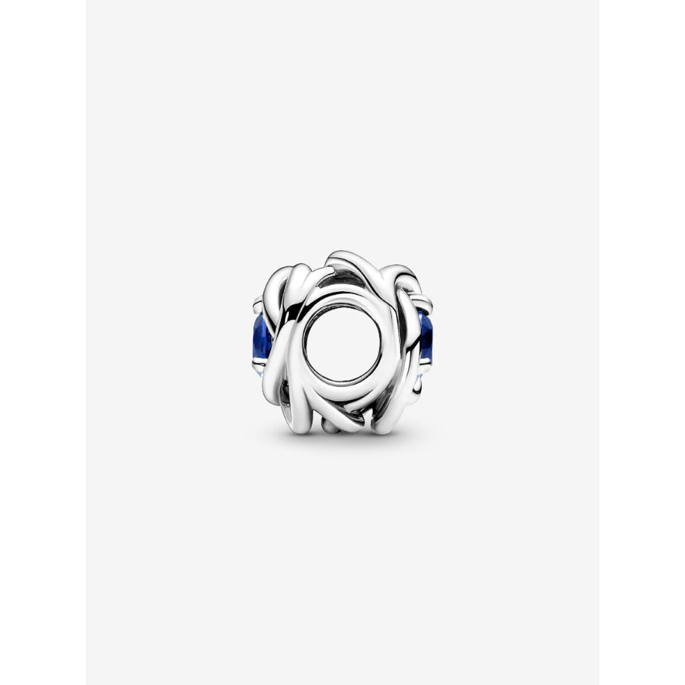 Pandora Sterling Silver September Birthstone Eternity Circle Charm Image 5
