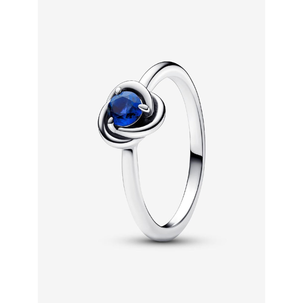 Pandora Sterling Silver September Birthstone Eternity Circle Ring Image 1
