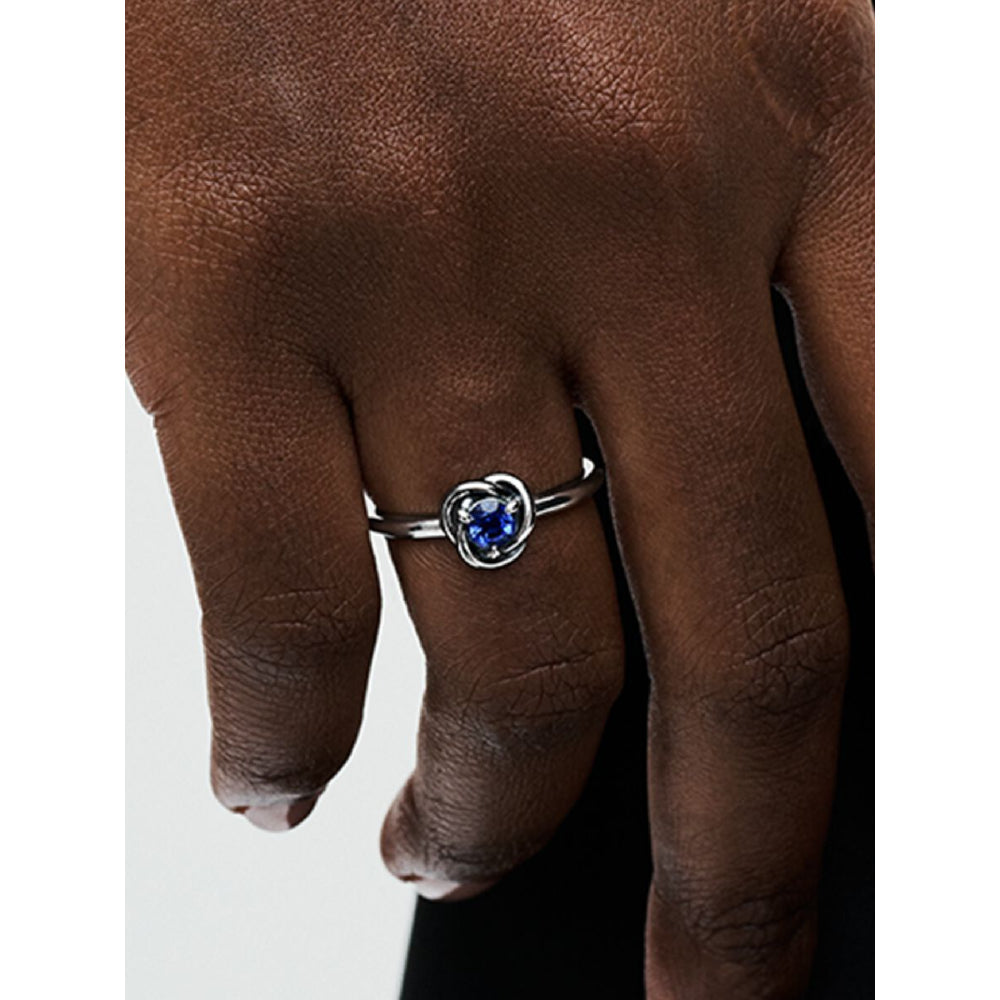 Pandora Sterling Silver September Birthstone Eternity Circle Ring Image 2