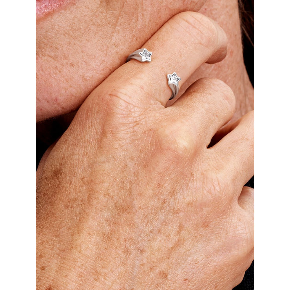 Pandora Sterling Silver Shooting Stars Open Ring Image 2
