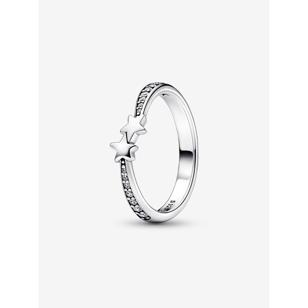 Pandora Sterling Silver Shooting Stars Sparkling Ring Image 1