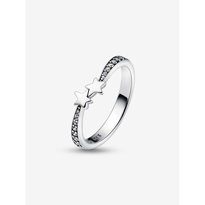 Pandora Sterling Silver Shooting Stars Sparkling Ring Image 5