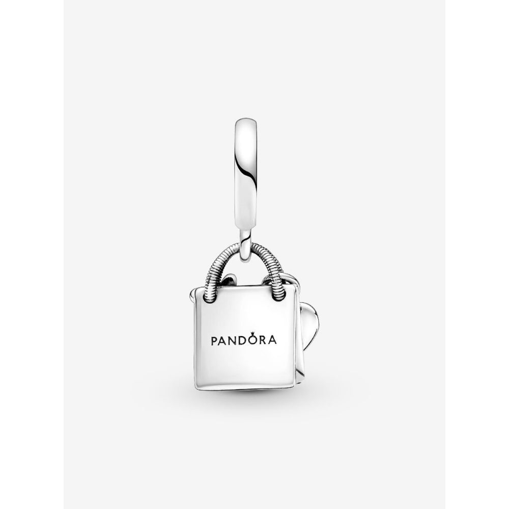 Pandora Sterling Silver Shopping Bag Dangle Charm Image 5