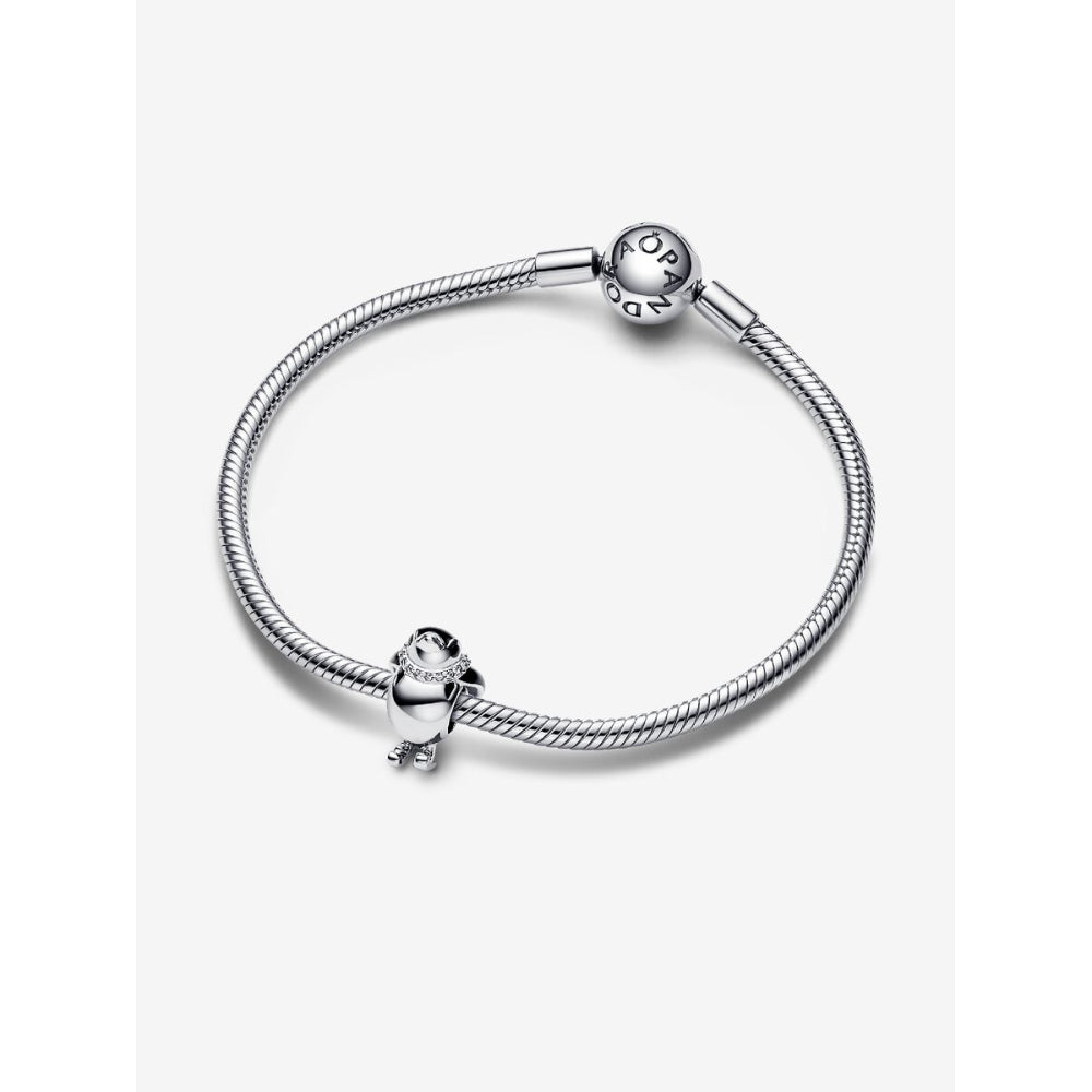 Pandora Sterling Silver Skiing Penguin Charm Image 5