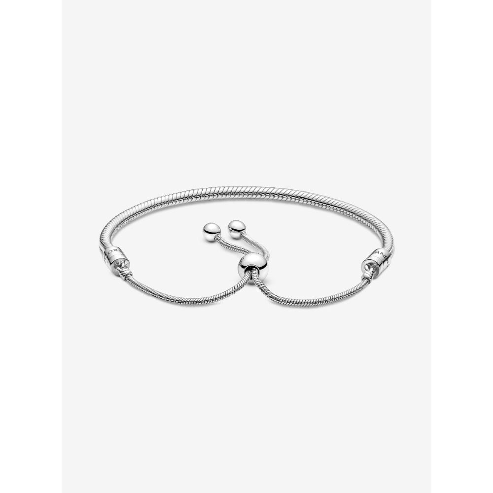 Pandora Sterling Silver Snake Chain Slider Bracelet Image 1