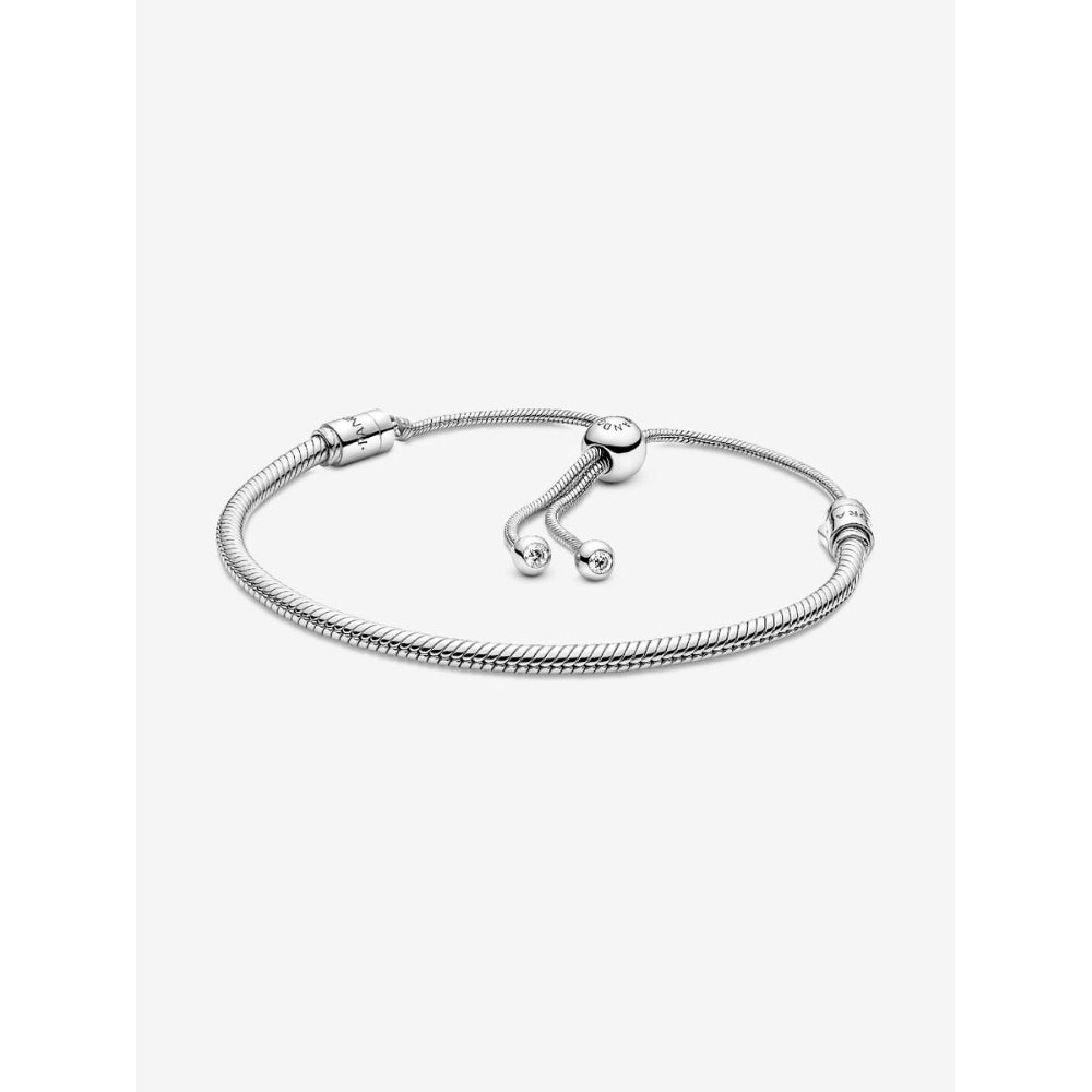 Pandora Sterling Silver Snake Chain Slider Bracelet Image 2