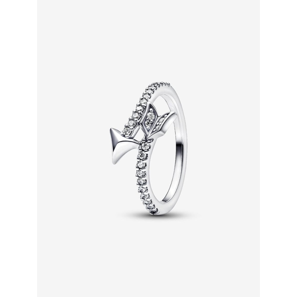 Pandora Sterling Silver Sparkling Arrow Ring Image 1