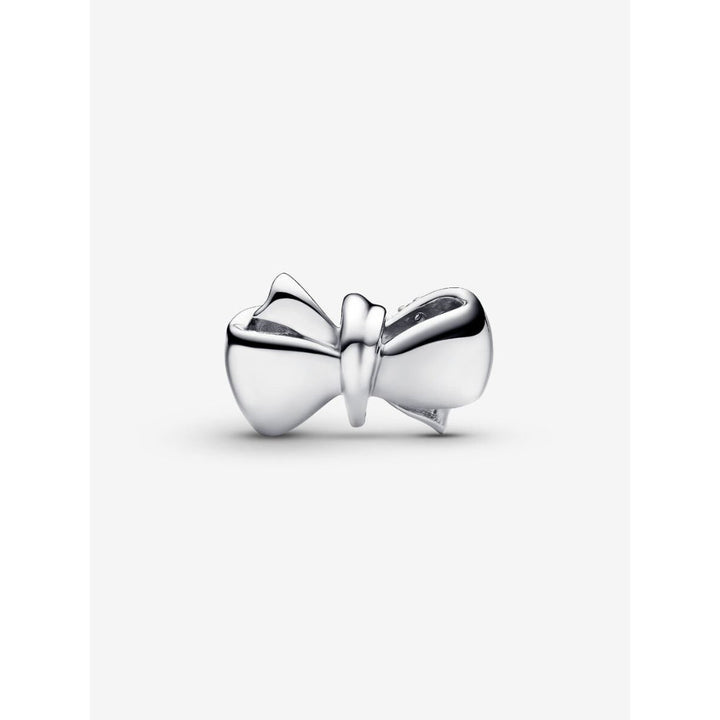 Pandora Sterling Silver Sparkling Bow Charm Image 3