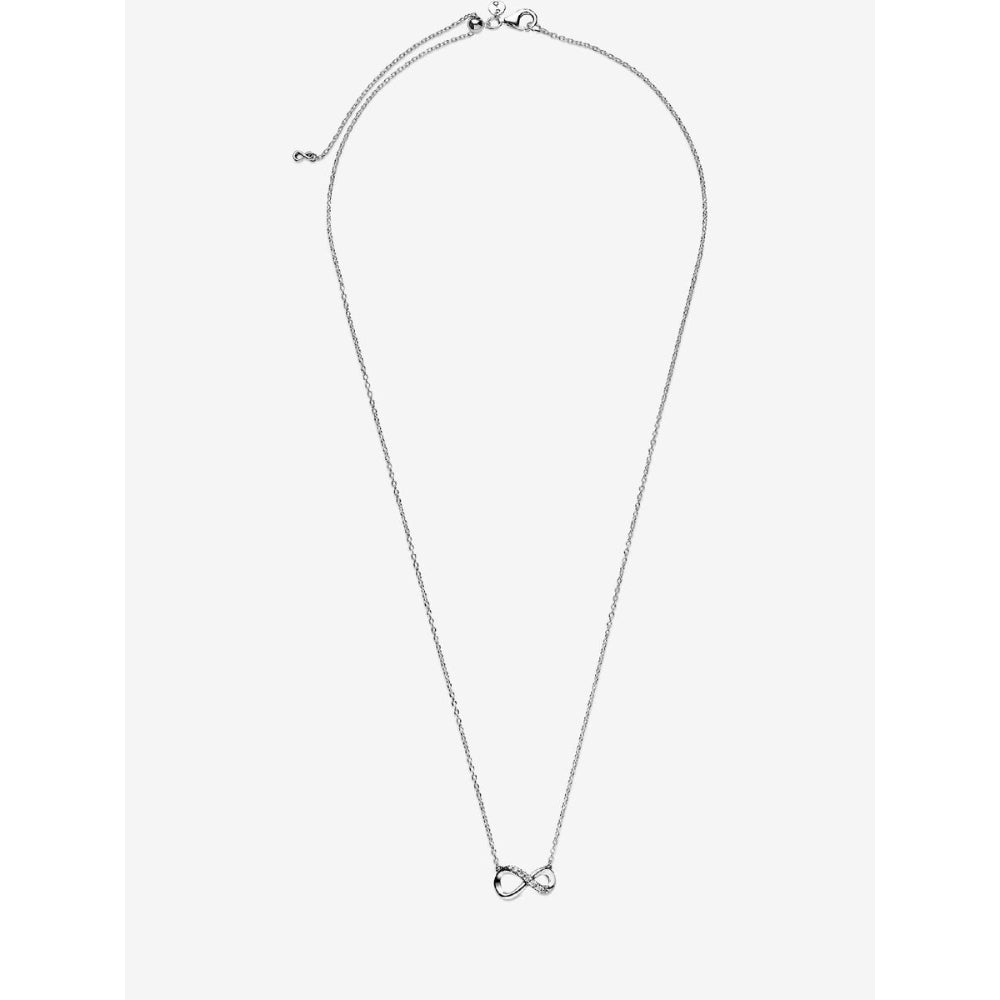 Pandora Sterling Silver Sparkling Infinity Collier Necklace Image 3