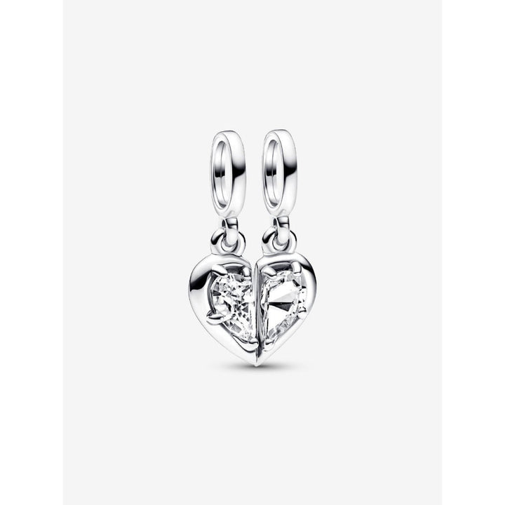 Pandora Sterling Silver Splittable Mother & Daughter Dangle Charm - 792643C01 Image 1