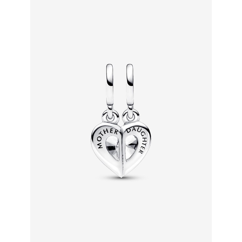 Pandora Sterling Silver Splittable Mother & Daughter Dangle Charm - 792643C01 Image 4