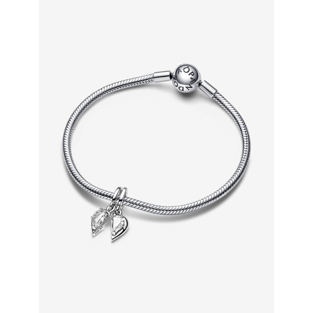 Pandora Sterling Silver Splittable Mother & Daughter Dangle Charm - 792643C01 Image 5
