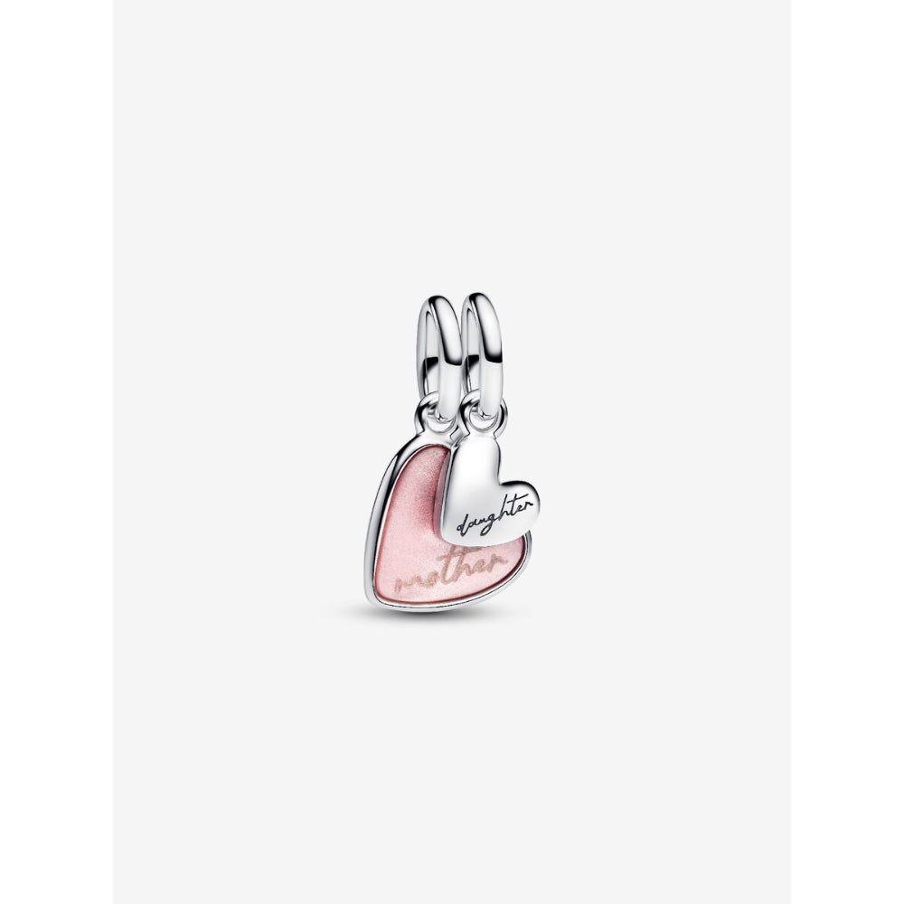Pandora Sterling Silver Splittable Mother & Daughter Dangle Charm - 793766C01 Image 1