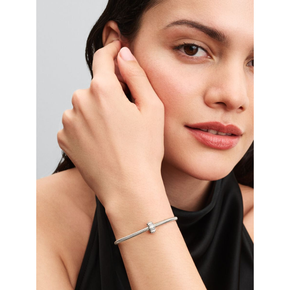 Pandora Sterling Silver Stones & Enamel Clip Charm Image 3