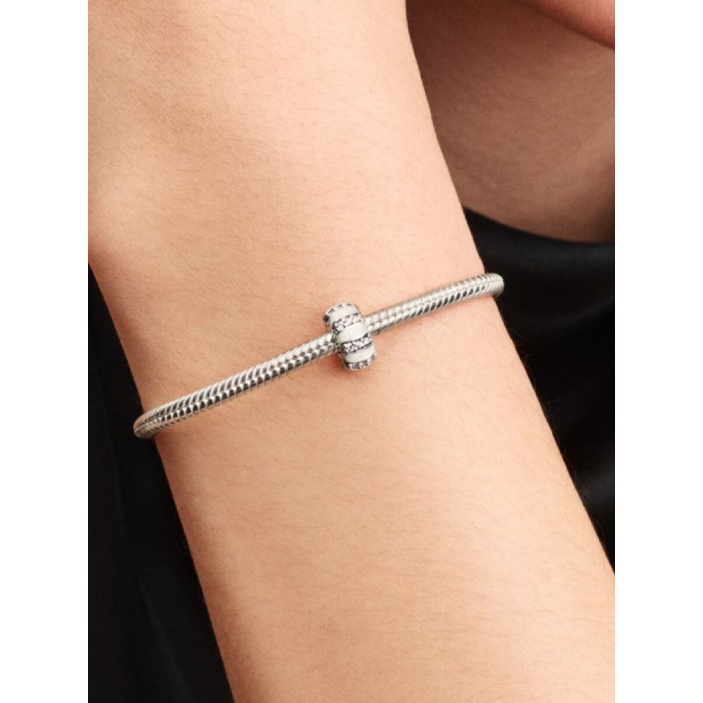 Pandora Sterling Silver Stones & Enamel Clip Charm Image 2