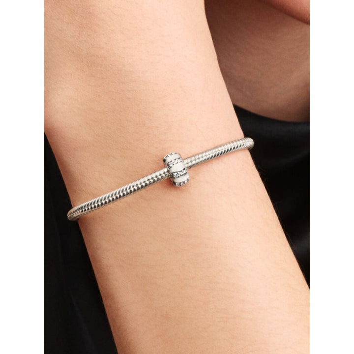 Pandora Sterling Silver Stones & Enamel Clip Charm Image 2
