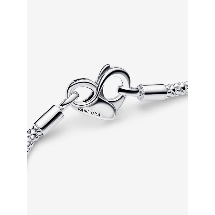 Pandora Sterling Silver Studded Chain Bracelet Image 5