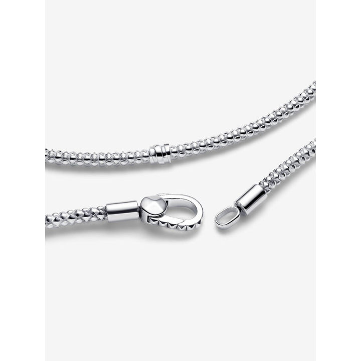 Pandora Sterling Silver Studded Clasp & Chain Bracelet Image 5