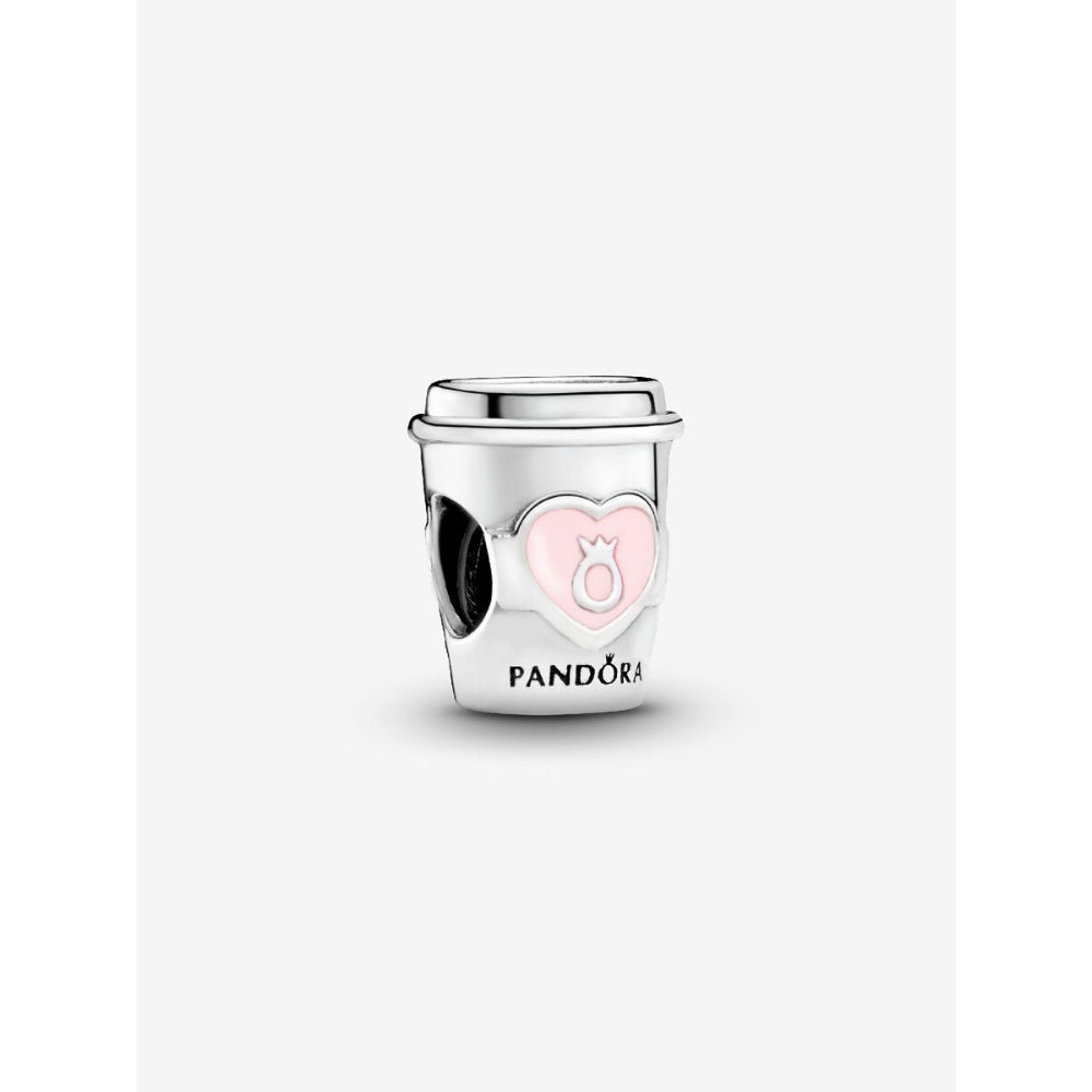 Pandora Sterling Silver Take A Break Coffee Cup Charm Image 1