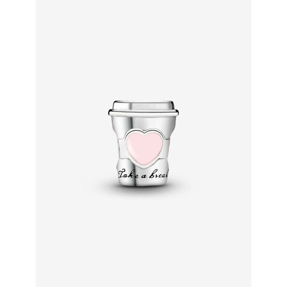 Pandora Sterling Silver Take A Break Coffee Cup Charm Image 4