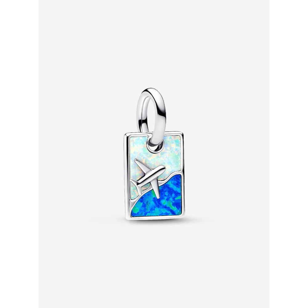 Pandora Sterling Silver Travel Dangle Charm Image 1