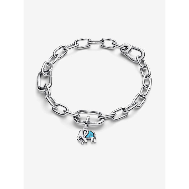 Pandora Sterling Silver Turquoise - Coloured Elephant Mini Dangle Charm Image 5
