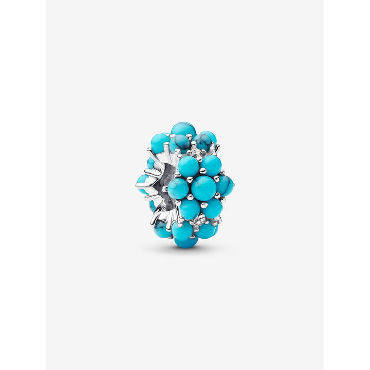 Pandora Sterling Silver Turquoise - Coloured Ocean Charm Image 1