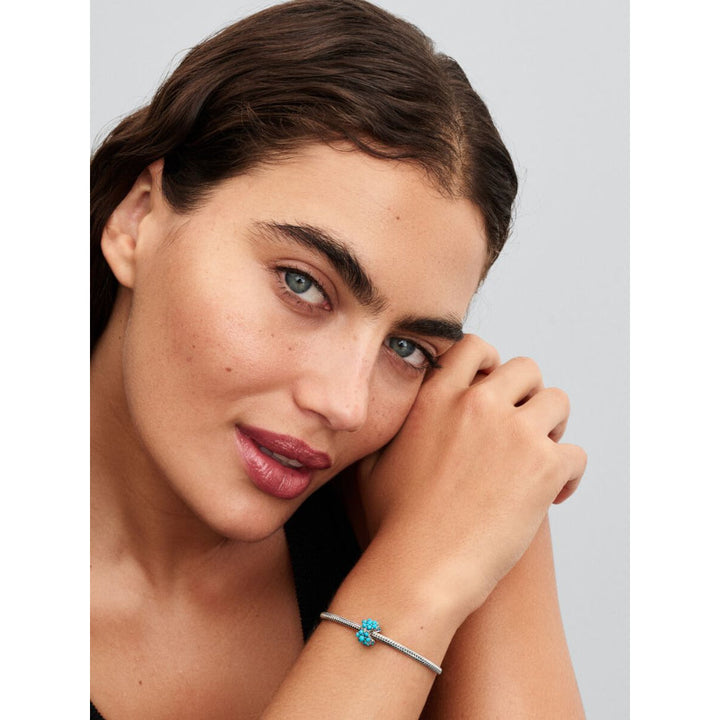 Pandora Sterling Silver Turquoise - Coloured Ocean Charm Image 3