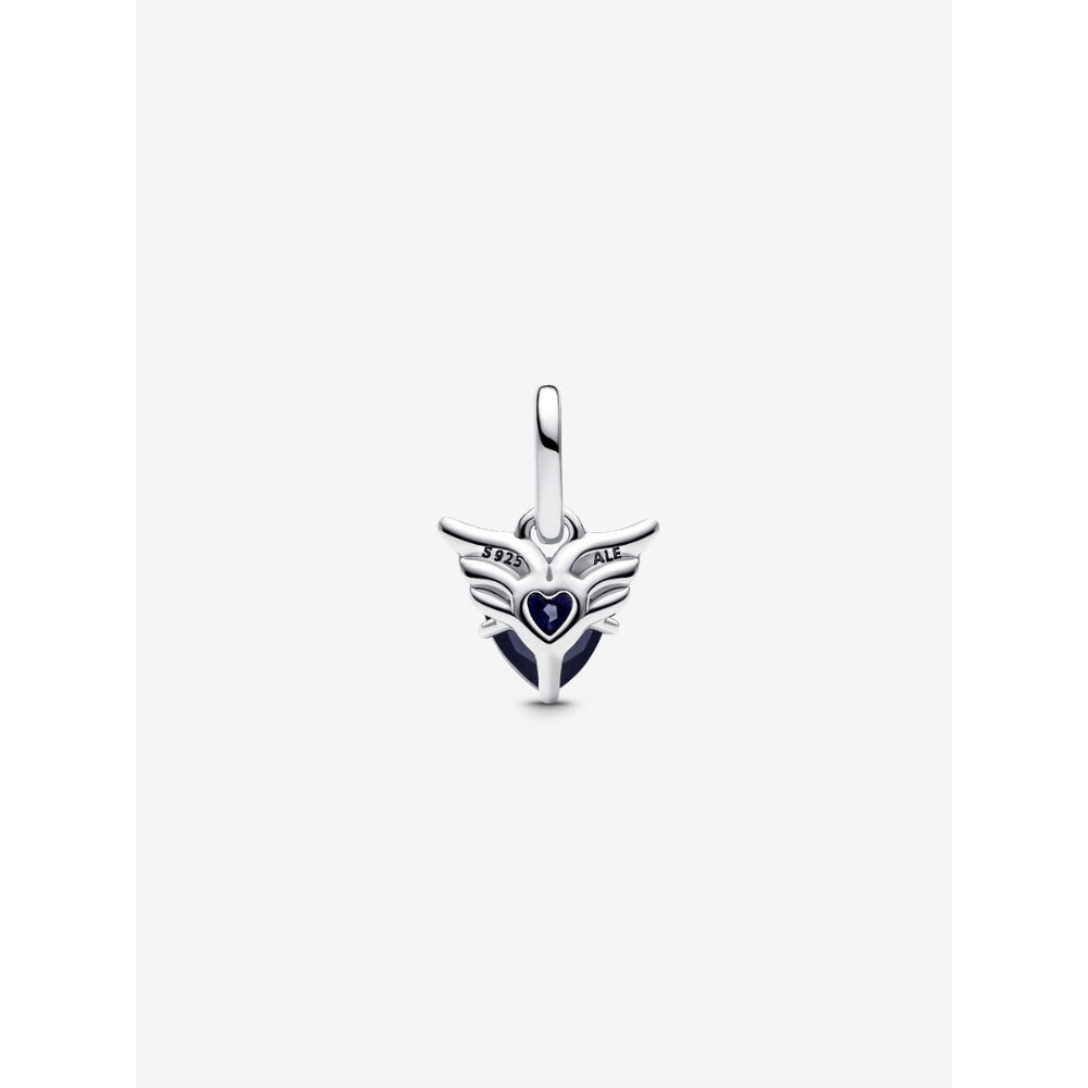 Pandora Sterling Silver Winged Heart Mini Dangle Charm Image 5