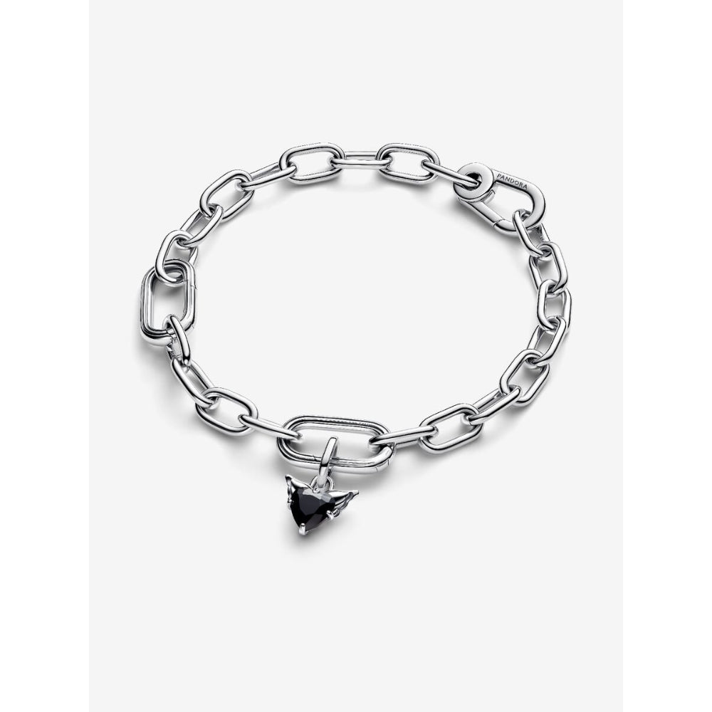 Pandora Sterling Silver Winged Heart Mini Dangle Charm Image 6