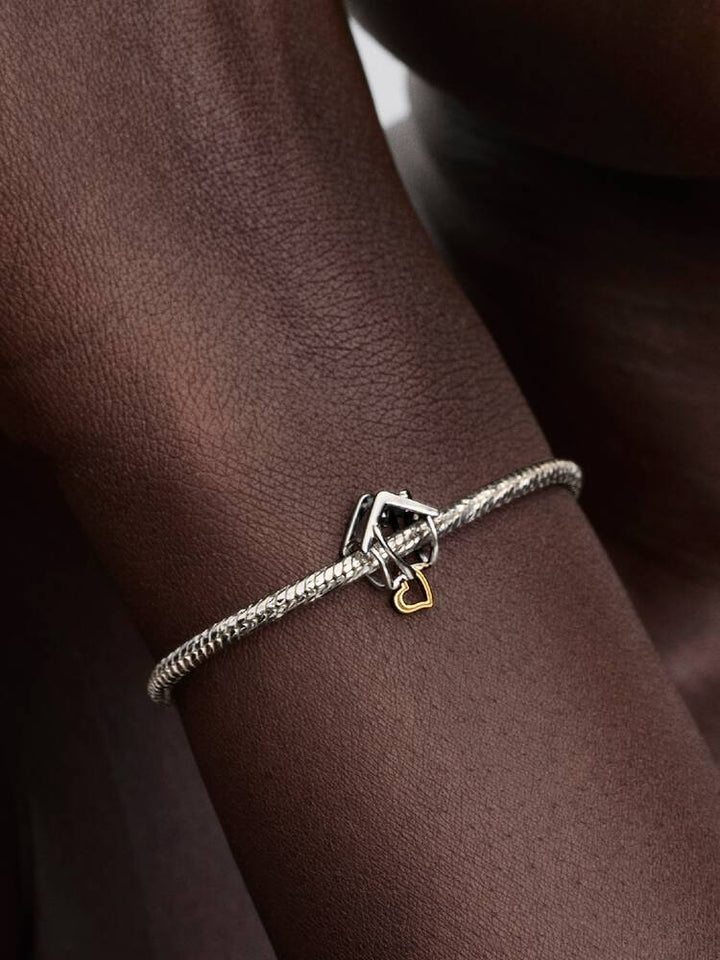Pandora Two-Tone Home &amp; Heart Charm - MococoPandora764145C005700303230726Charms