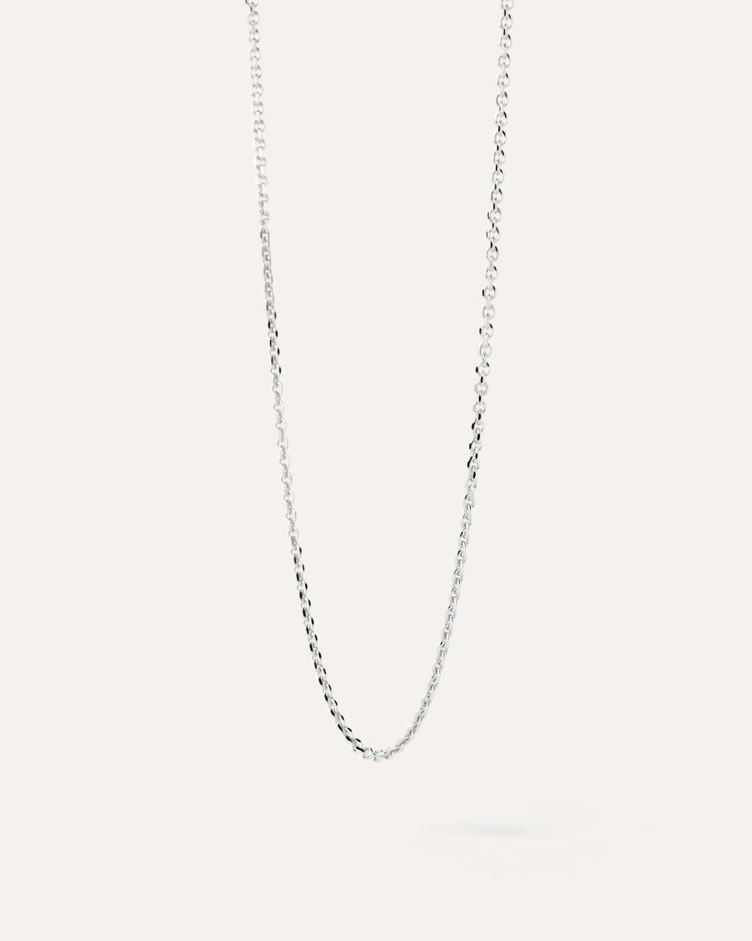 Pdapaola Silver Adjustable Chain Necklace - MococoPDPAOLACO02-910-UNecklaces