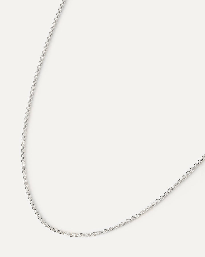 Pdapaola Silver Adjustable Chain Necklace - MococoPDPAOLACO02-910-UNecklaces