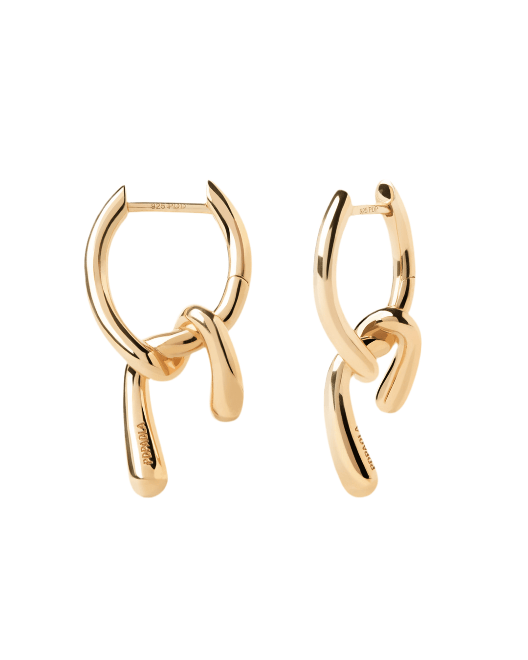 PDPAOLA 18ct Gold Mini Twist Hoop Earrings - MococoPDPAOLAAR01 - D28 - UEarrings