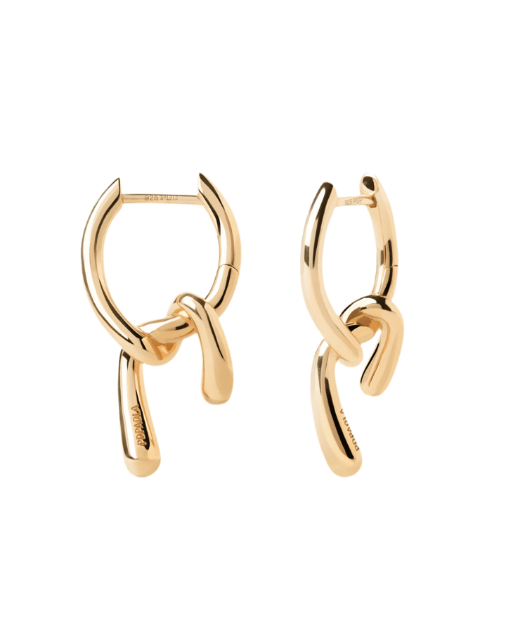PDPAOLA 18ct Gold Mini Twist Hoop Earrings - MococoPDPAOLAAR01 - D28 - UEarrings