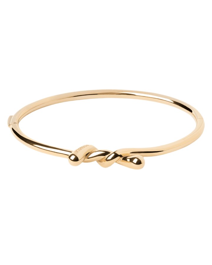 PDPAOLA 18ct Gold Twist Bangle - MococoPDPAOLAPU01 - 853 - M8435511761546Bracelets