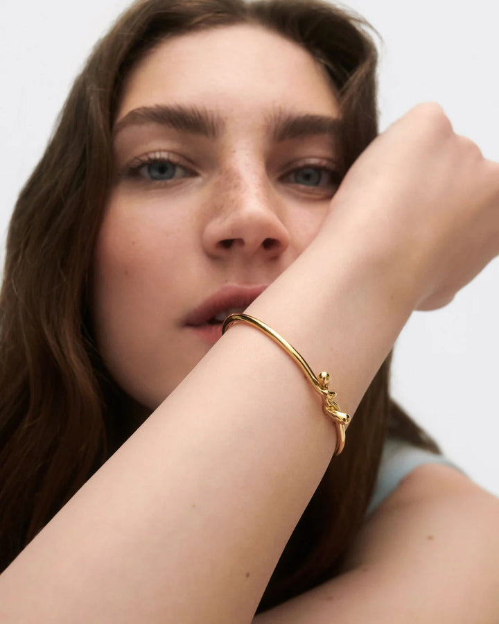 PDPAOLA 18ct Gold Twist Bangle - MococoPDPAOLAPU01 - 853 - M8435511761546Bracelets