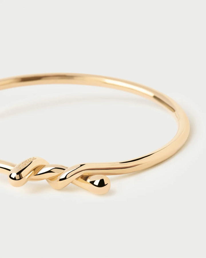PDPAOLA 18ct Gold Twist Bangle - MococoPDPAOLAPU01 - 853 - M8435511761546Bracelets