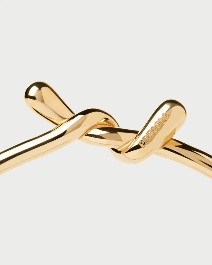 PDPAOLA 18ct Gold Twist Bangle - MococoPDPAOLAPU01 - 853 - M8435511761546Bracelets