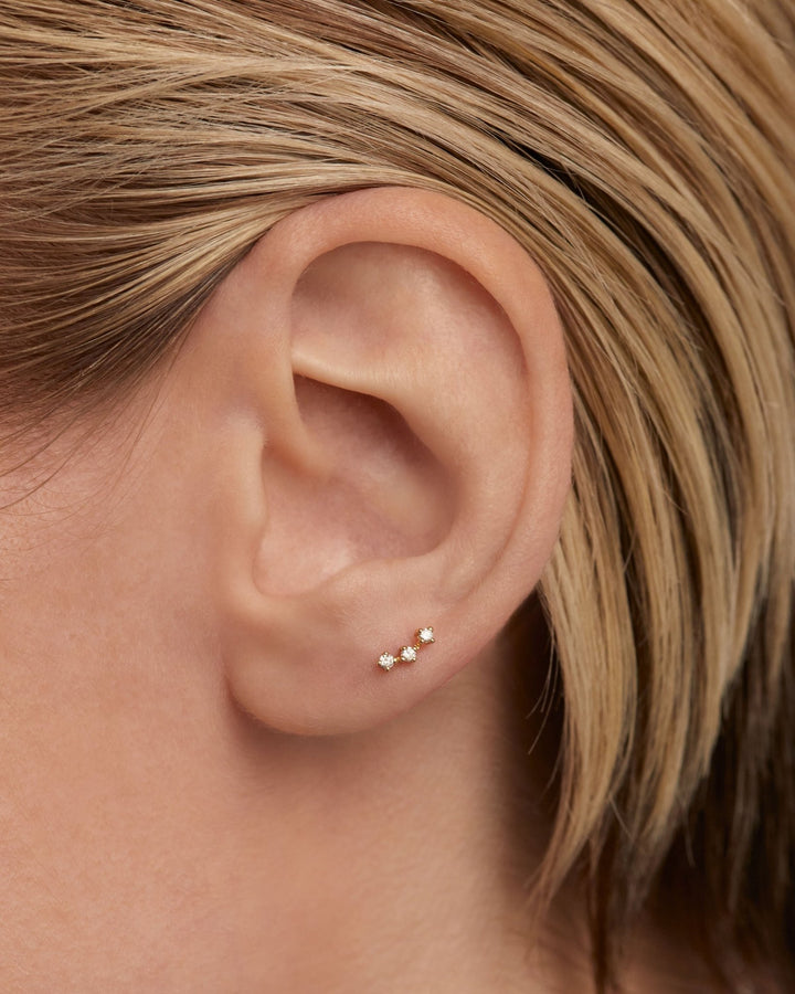 PDPAOLA 18ct Solid Gold Diamond Brooklyn Single Earring - MococoPDPAOLAPG05 - 028 - U8435511734359Earrings
