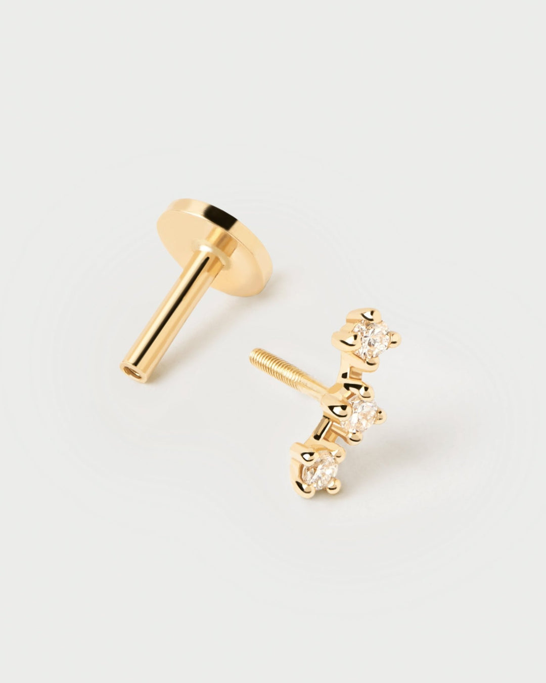 PDPAOLA 18ct Solid Gold Diamond Brooklyn Single Earring - MococoPDPAOLAPG05 - 028 - U8435511734359Earrings