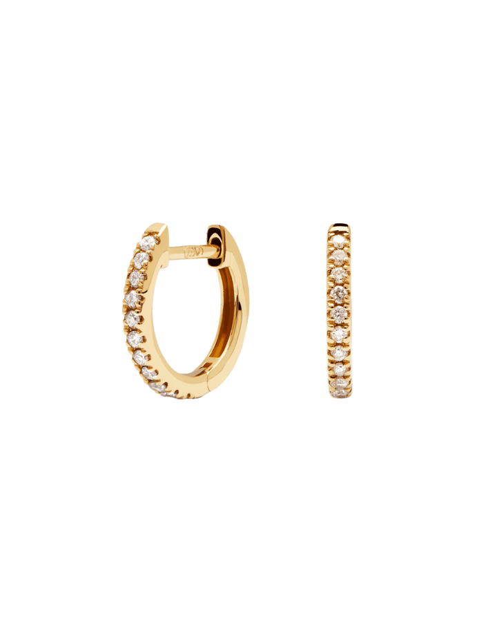 PDPAOLA 18ct Solid Gold Diamond Eternity Mini Hoop Earrings - MococoPDPAOLAAR05 - 015 - U8435511721724Earrings