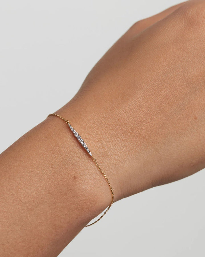 PDPAOLA 18ct Solid Gold Diamond Kate Bracelet - MococoPDPAOLAPU05 - 710 - U8435511748035Bracelets