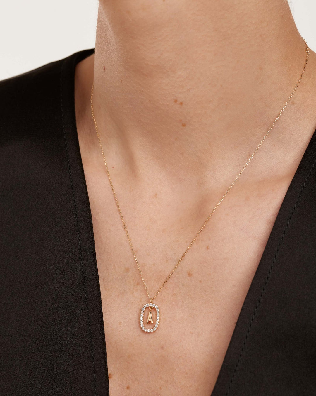 PDPAOLA 18ct Solid Gold Diamond Letter A Necklace - MococoPDPAOLACO05 - 006 - U8435511721953Necklaces