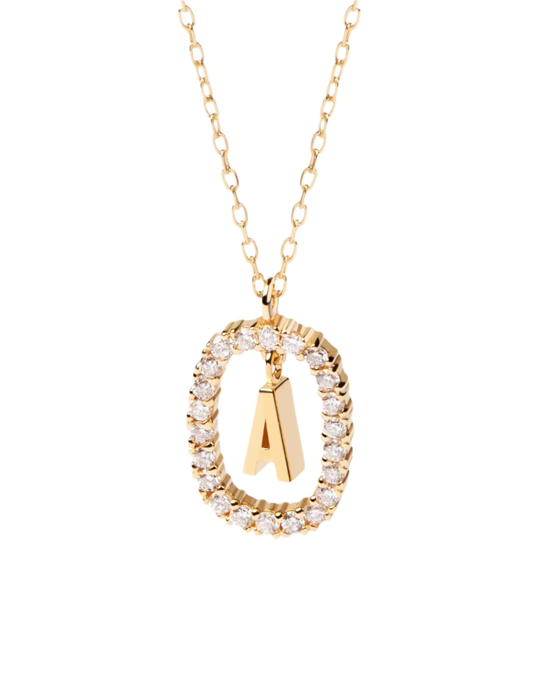 PDPAOLA 18ct Solid Gold Diamond Letter A Necklace - MococoPDPAOLACO05 - 006 - U8435511721953Necklaces
