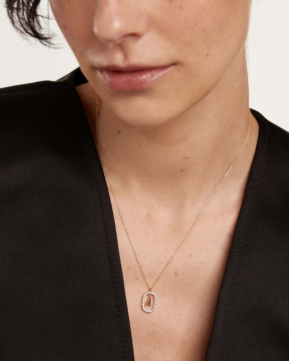 PDPAOLA 18ct Solid Gold Diamond Letter A Necklace - MococoPDPAOLACO05 - 006 - U8435511721953Necklaces